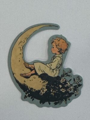 5.5cm x 5cm - Vintage Storybook & Cottagecore Stickers
