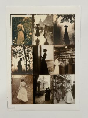 4cm x 3cm x 9 Stickers on Sheet -  Vintage Style Photograph Sticker Sheets