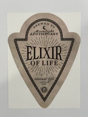 13.5cm x 10cm - Vintage Style Apothecary & Potion Label Stickers