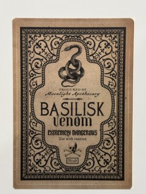 14.5cm x 10cm - Vintage Style Apothecary & Potion Label Stickers