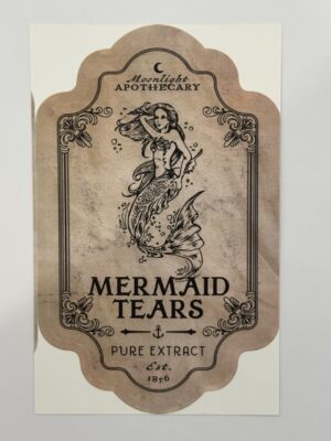 14.5cm x 9cm - Vintage Style Apothecary & Potion Label Stickers