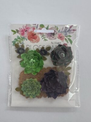 Pk of 3 - Blossoms 3D dimensional flower stickers