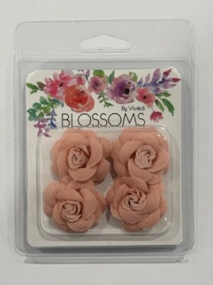 Pk of 4 - Fabric Roses