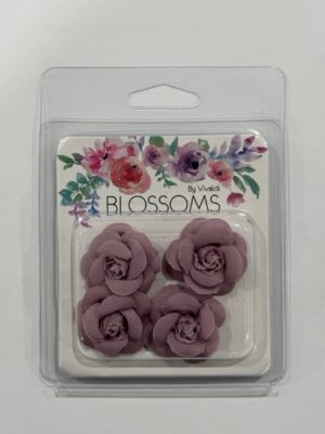 Pk of 4 - Fabric Roses