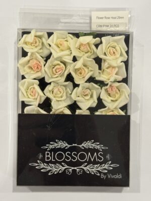 Pk of 24 - Fabric Roses