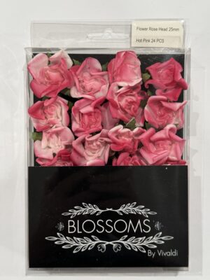 Pk of 24 - Fabric Roses