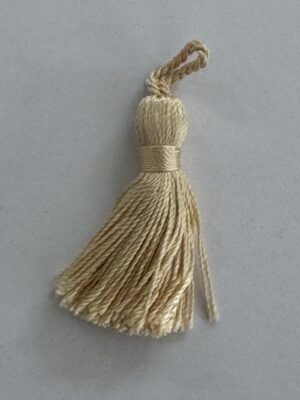 Champagne Gold Mini Thread Tassel – 5cm