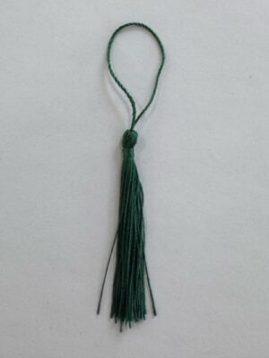 Dark Green Thread Tassel – 7.5cm