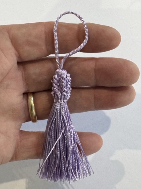 Lilac Thread Tassel – 7cm - Image 3