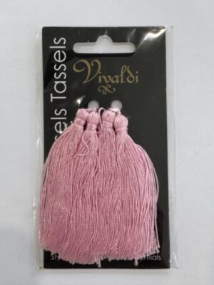 Pack of 4 Pink Thread Tassel – 8cm