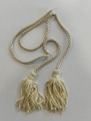 Cream twisted cord tieback – 73cm long