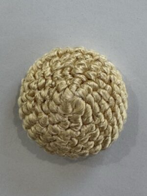 4cm x 4cm - Antique-gold corded rosette embellishment
