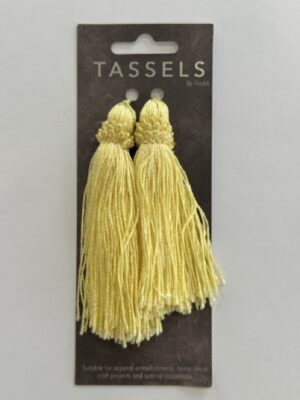 Pack of 2 Yellow Thread Tassel – 11cm